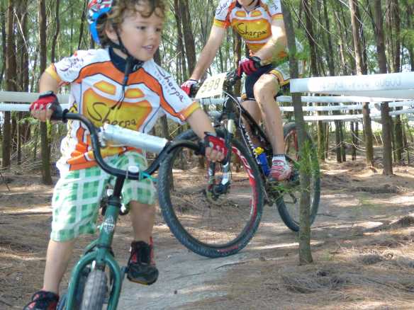 Ausfahren nach dem Rennen mit Livio - auch ein grosser Spass!